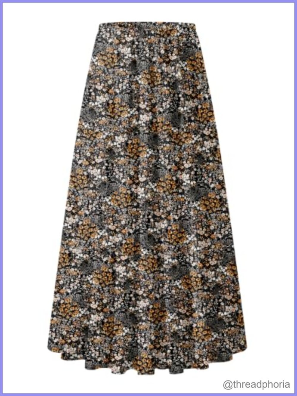 Chiffon High Waist Maxi Skirt with Pockets A-Line
